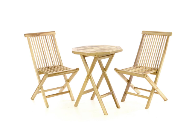 DIVERO zahradní nábytek z týkového dřeva (a)