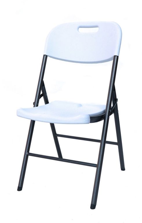 Cateringová skládací židle - 87 x 53 x 46 cm, bílá
