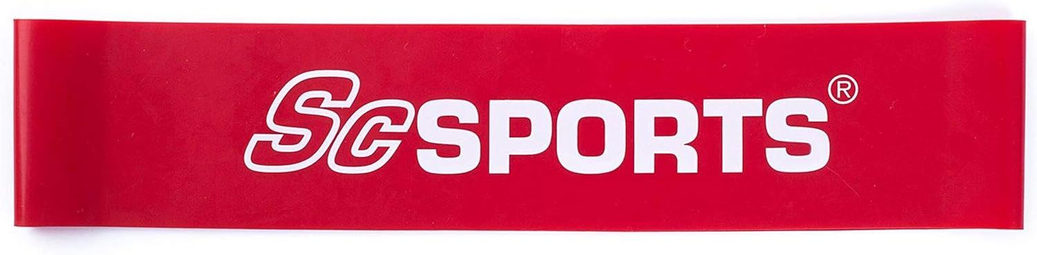 ScSPORTS odporová guma, 50 mm, červená